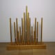 image 6 of 25cm Premier Christmas Candlebridge with 20 LEDs & Timer in Gold  Battery Operated