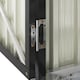 image 9 of Living and Home Galvanized Steel Outdoor Bicycle Storage Shed, Black | Black | 1