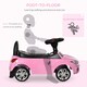 image 4 of HOMCOM Ride on Car Baby Toddler Walker Foot to Floor Sliding Car Slider Pink