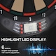 image 4 of HOMCOM LCD Electronic Dartboard Set Features 26 Games w/ 185 Variations and Include 6 Darts Multi-Game Option Ready-to-Play