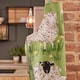 image 3 of Ulster Weavers Woolly Sheep Double Oven Glove Green