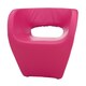 image 2 of Interiors by Premier Hot Pink Leather Effect Chair, Backrest Bredroom Chair, Comfortable Living room Chair