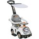 image 1 of AIYAPLAY 3 in 1 Ride on Push Car, Cartoon Robot Foot to Floor Slider - White