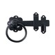 image 1 of Timco - Ring Gate Latch - Plain - Black (Size 6" - 1 Each)