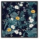 image 2 of Blue & yellow flowers (Picture Frame) Brown | S