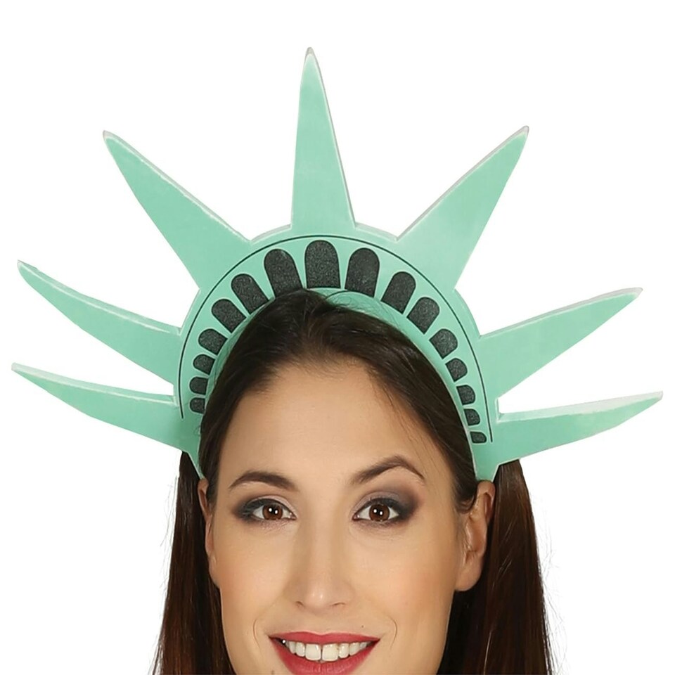 image 1 of Fancy Dress Adult Statue Of Liberty - L