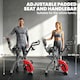 image 6 of SPORTNOW Folding Exercise Bike with Resistance Bands
