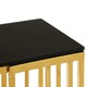 image 5 of Interiors by Premier Contemporary Hexagonal Console Table, Versatile And Robust Hallway Table, Sturdy Modern Console Table Gold