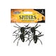 image 2 of Halloween Decorative Black Spiders - Pack of 4