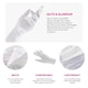 image 2 of Long White Gloves - Satin | White | 12