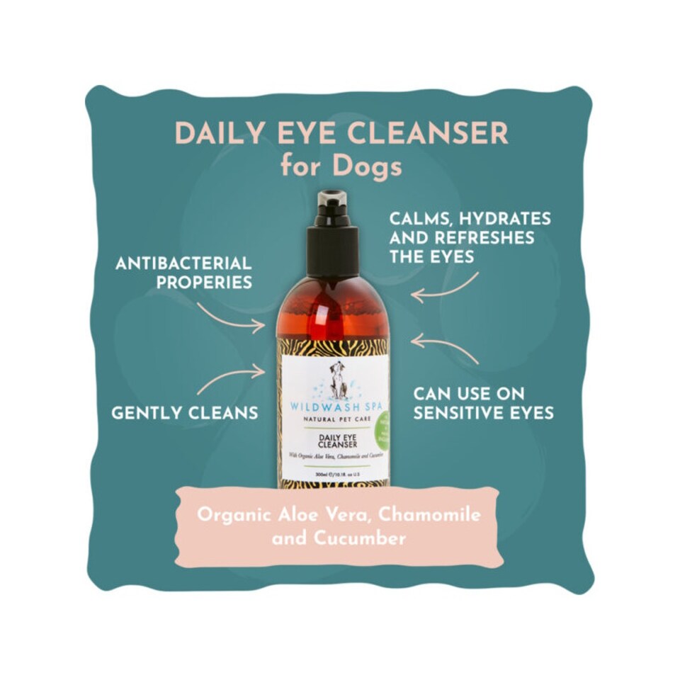 image 1 of Wildwash Spa Daily Eye Cleanser for Dogs 300ml