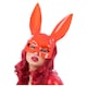 image 1 of Fever Unisex Adult Bunny Mask | Red | Blood Red | One Size | 1