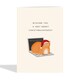 image 2 of Funny Cat On Laptop Christmas Card