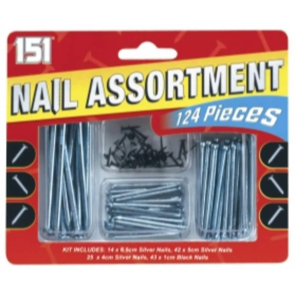image 1 of Nail Assortment 124 piece