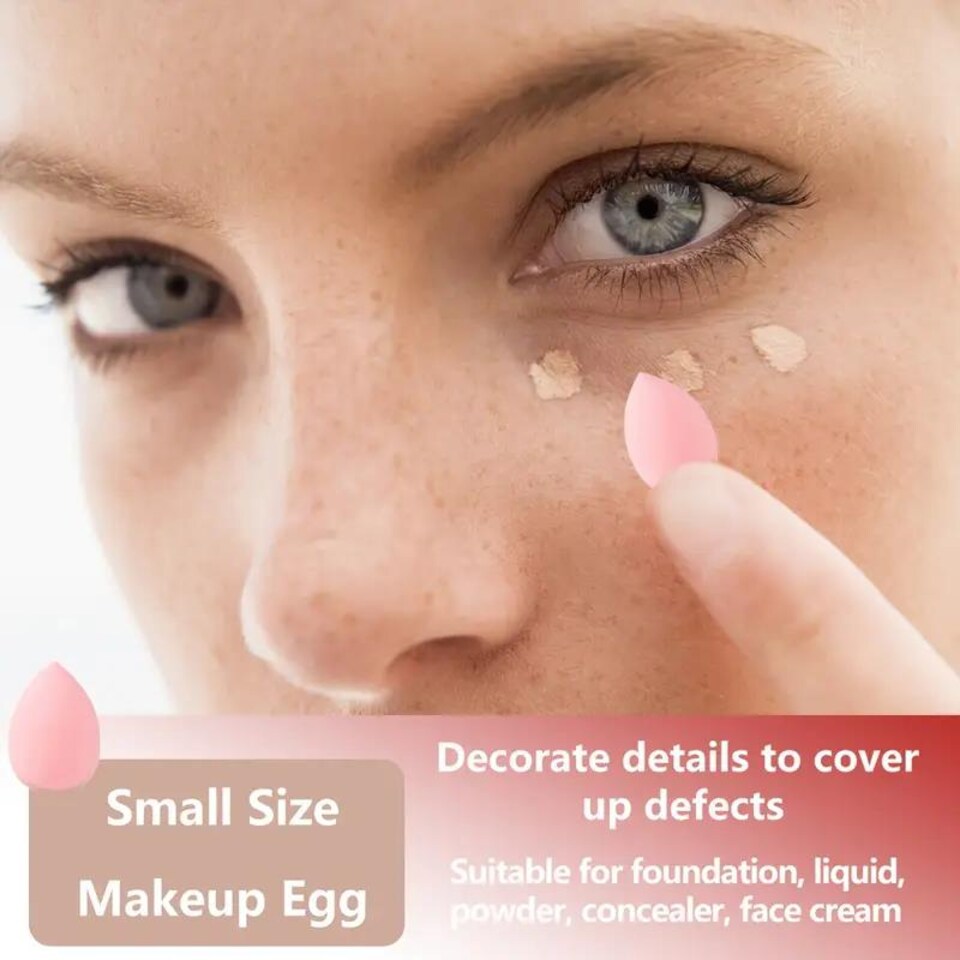 image 1 of Pink 40pc Makeup Kit - Complete Set with Soft Brushes Beauty Blender & More | Pink | 40