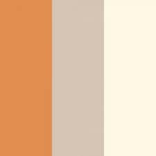 Direct Wallpapers Stripe Textured Wallpaper - Orange/Coffee/Cream - One Size Orange