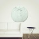image 4 of Set of 2 Abaca - White 8 Globe Ceiling Light Shades" White