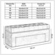 image 4 of 180cm Duke Ottoman Storage Box -Upholstered Blanket Box - Silver Plush Velvet Multifunctional Storage Box