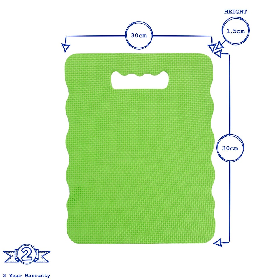 image 1 of Green Blade Kneeling Pad - 37cm x 30cm - Green