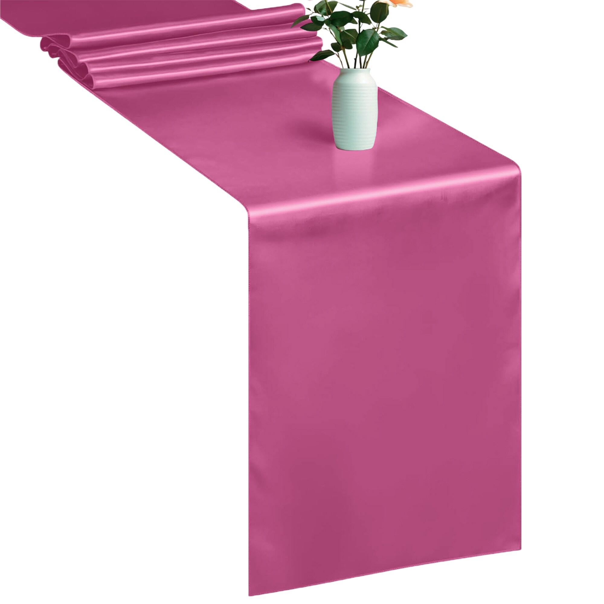 Satin Table Runner for Dining Table - 11 x 108 Inch