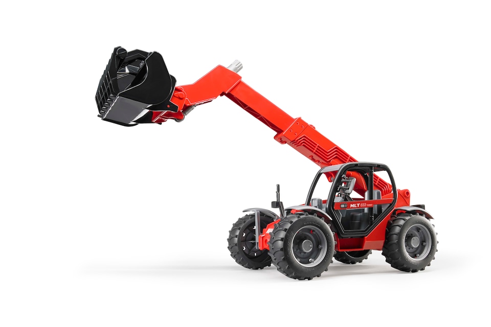 image 1 of Bruder Manitou Telescopic loader MLT 633 Construction Loader Model