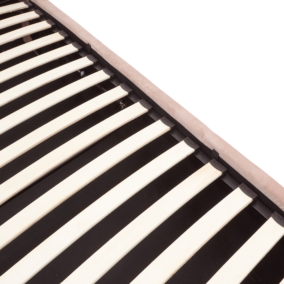 image 1 of Pettine End Lift Ottoman Storage Bed Double Blush Pink | Pink | Blush Pink