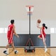 image 2 of Yaheetech Full-Size Portable Netball Hoop and Post Red
