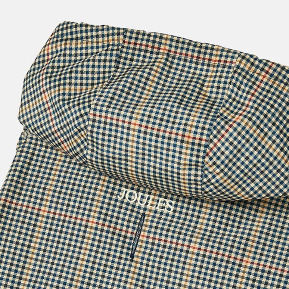 image 1 of Joules Henson Check Medium Packaway Dog Jacket