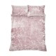 image 5 of Crushed Velvet Duvet Cover Set | Pink | Blush Pink