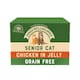 image 1 of James Wellbeloved Grain Free Senior Cat Wet Food Chicken Jelly 12x85g