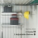 image 4 of Outsunny 7 x 5FT Garden Shed w/ Foundation Lean to Metal Tool Shed Green 