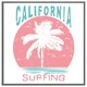image 4 of California surfing (Picture Frame) White | XL