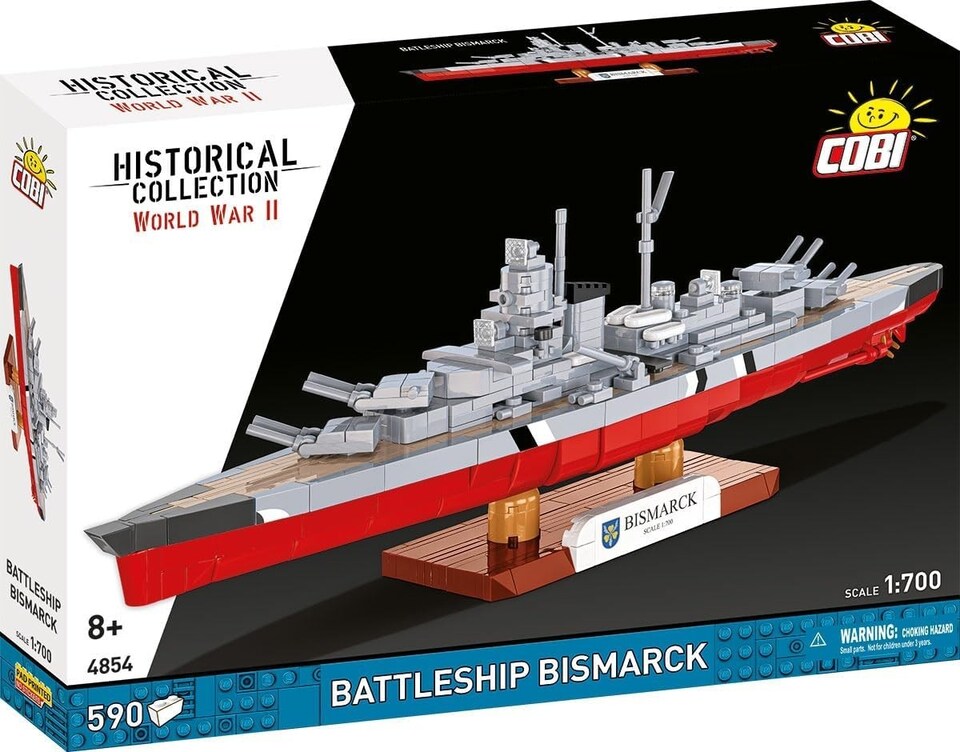 image 1 of Cobi 4854 World War II  Bismarck 590 pcs