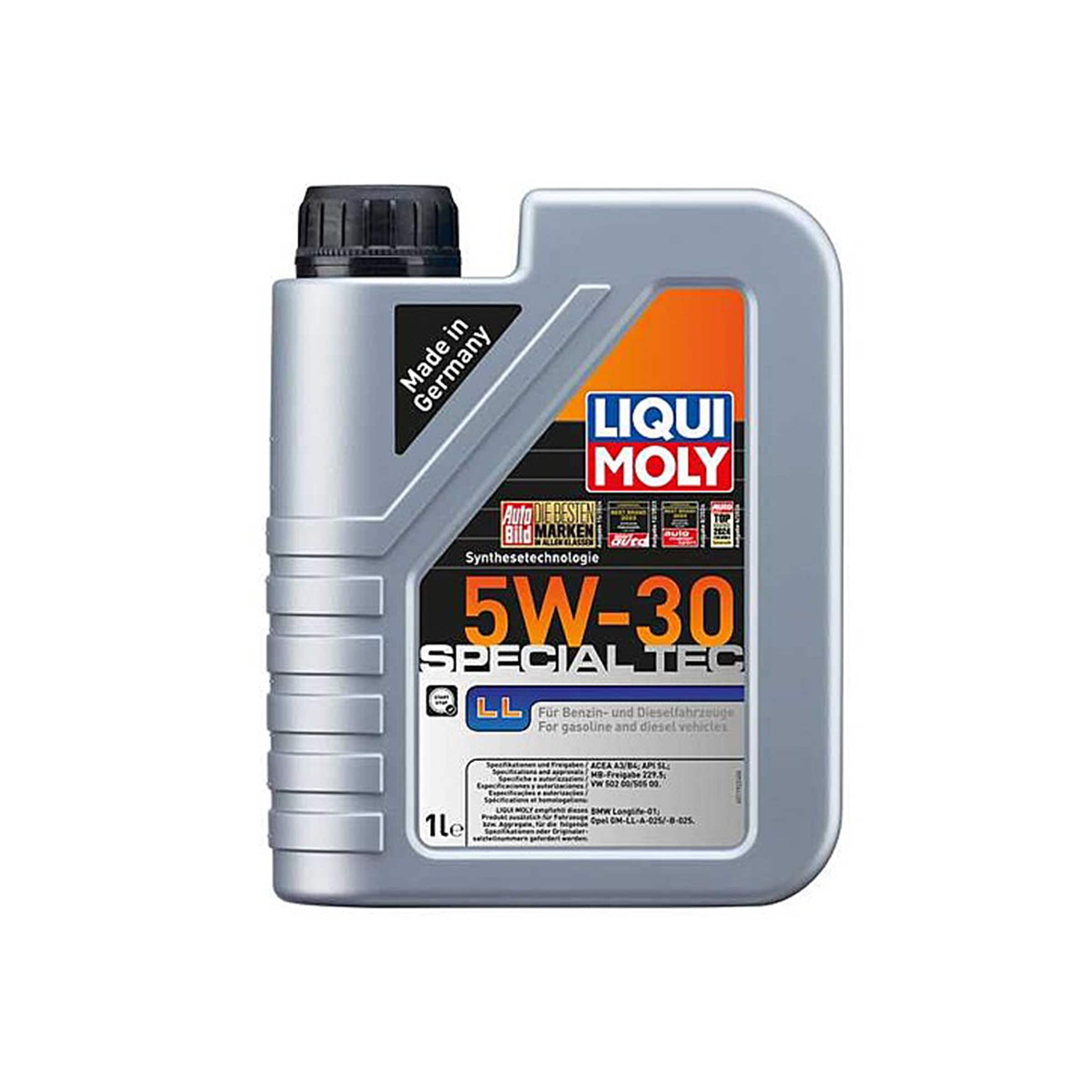 Liqui Moly 5W-30 Fully Synthetic Engine Oil Acea A3 B4 BMW LL-01 MB 229.5 1L