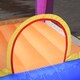 image 9 of Outsunny Bouncy Castle with Slide Pool House Inflatable w Blower Multi-color