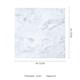 image 5 of Living and Home Square Stone Effect Floor Tiles 24Pcs - Gray & White Ink Pattern Multi
