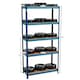 image 3 of Home Vida 5 Tier Garage Shelf Heavy Duty Boltless Shelving Storage Unit, Blue