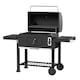 image 2 of Woodland Grill Heavy Duty Charcoal BBQ Grill with Foldable Side Shelves, Black - OC01CBQ5032 | Black | 1