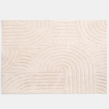 OHS Contemporary Tufted Arches Rug Floor Carpet Non Slip Area Mat