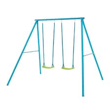 TP Deluxe Double Metal Swing Set