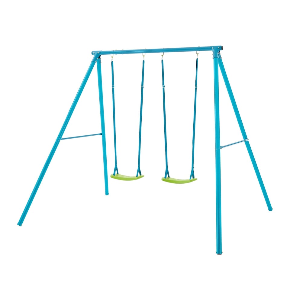 image 1 of TP Deluxe Double Metal Swing Set
