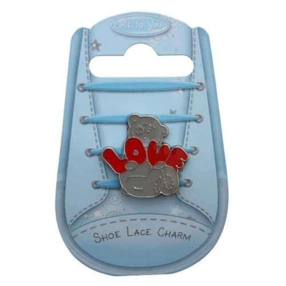 image 1 of Love Me to You Bear Shoe Lace Charm
