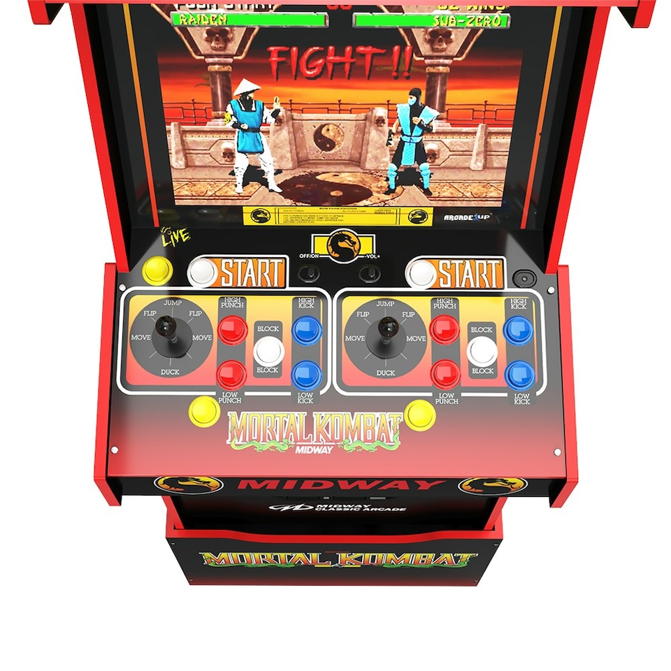 image 1 of Arcade1Up Mortal Kombat Midway Legacy 14-in-1 Wifi Enabled Arcade Machine Multi