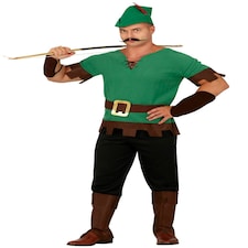 Fancy Dress Adult Forest Outlaw - M