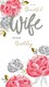 image 1 of Beautiful Embellished & Foiled Roses Champagne Wife Birthday Card