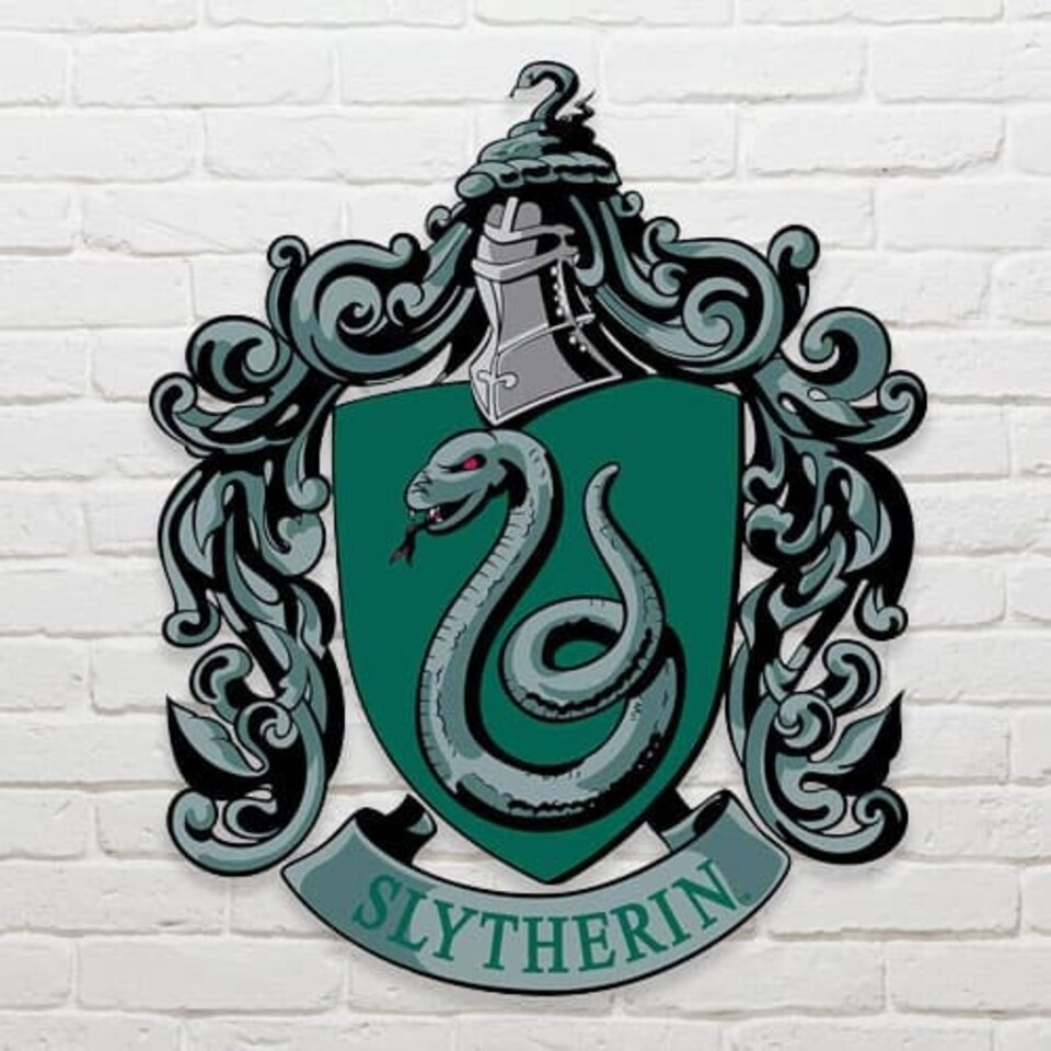Harry Potter Wizarding World Slytherin Emblem Wall Art Cutout 61cm