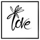 image 1 of Love type (Picture Frame) Black | S