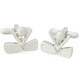 image 1 of Golf Clubs & Ball Cufflinks - Onyx Art CK218
