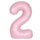 image 1 of Matte Lovely Pink Number 2 Helium Foil Giant Balloon 86cm / 34 in