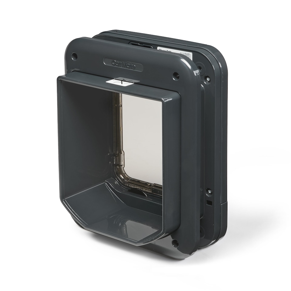 image 1 of Cat Mate Microchip Cat Flap with Manual Lock Grey (360) | Grey